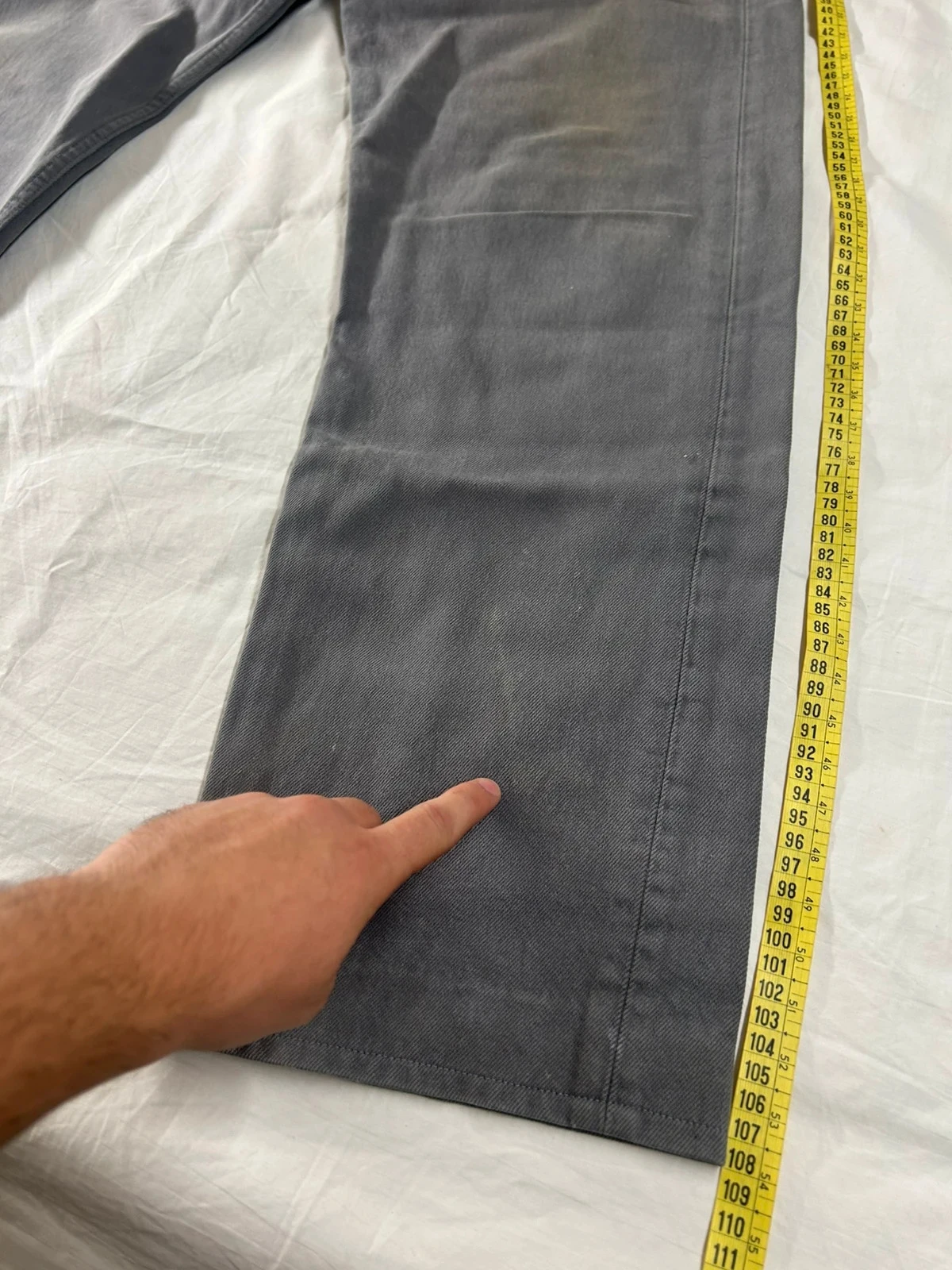 Grey straight cut Levi's lot 501 w38 l36 – photo 6